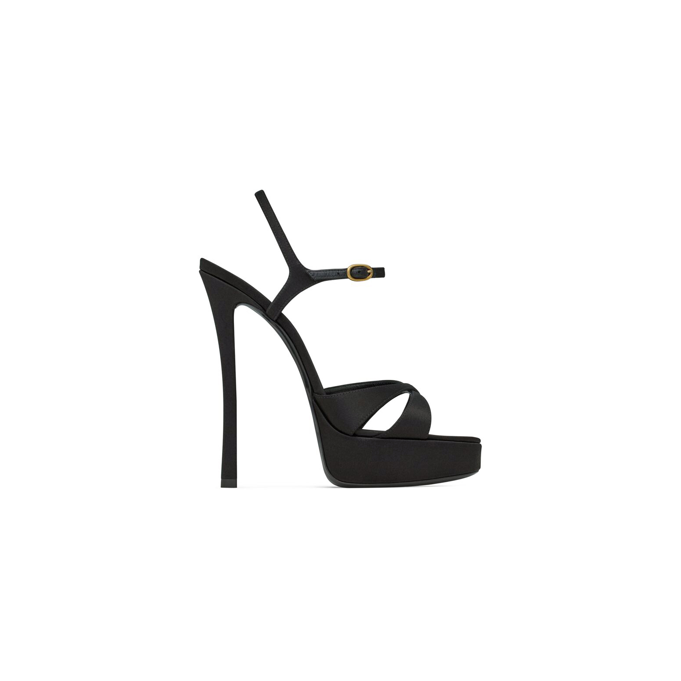 YSL DEBBIE PLATFORM SANDALS IN SATIN CREPE 7996999QNAO1000 YSL DEBBIE PLATFORM SANDALS IN SATIN CREPE 7996999QNAO1000